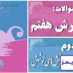 پاسخ سوالات درس دوم نگارش هفتم بخش‌های نوشتن - 24 تایمز