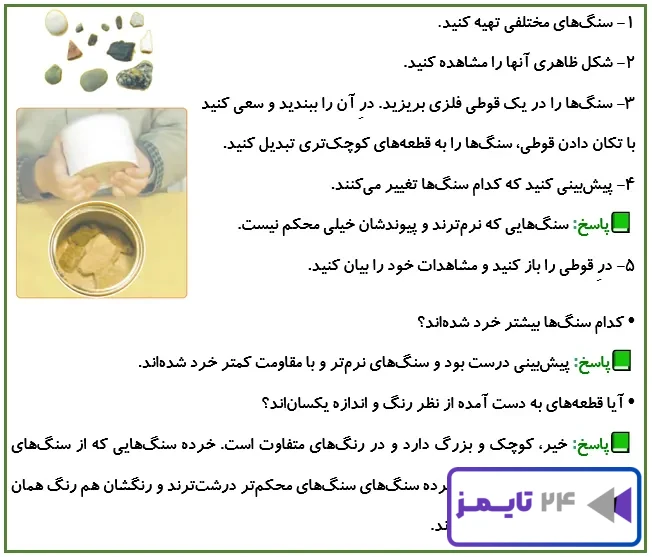 جواب فعالیت صفحه 80 علوم پنجم