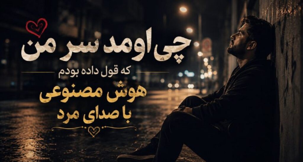 دانلود آهنگ چی اومد سر من که قول داده بودم هوش مصنوعی با صدای مرد | یه امشب