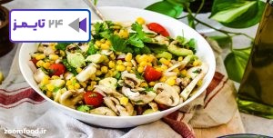 نکات مهم برای تهیه سالاد قارچ و ذرت