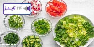 طرز تهیه سالاد فتوش لبنانی