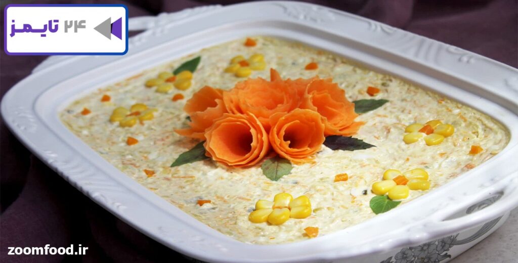 طرز تهیه سالاد الویه با کالباس ساده