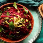 طرز تهیه سالاد لبو و انار