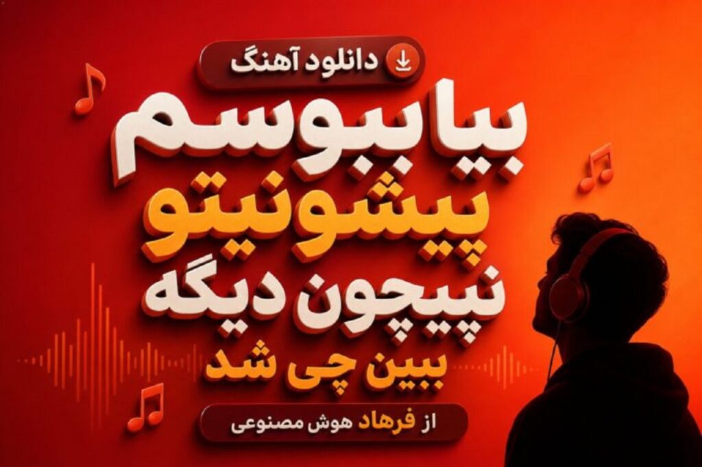 دانلود آهنگ بیا ببوسم پیشونیتو نپیچون دیگه ببین چی شد فرهاد هوش مصنوعی