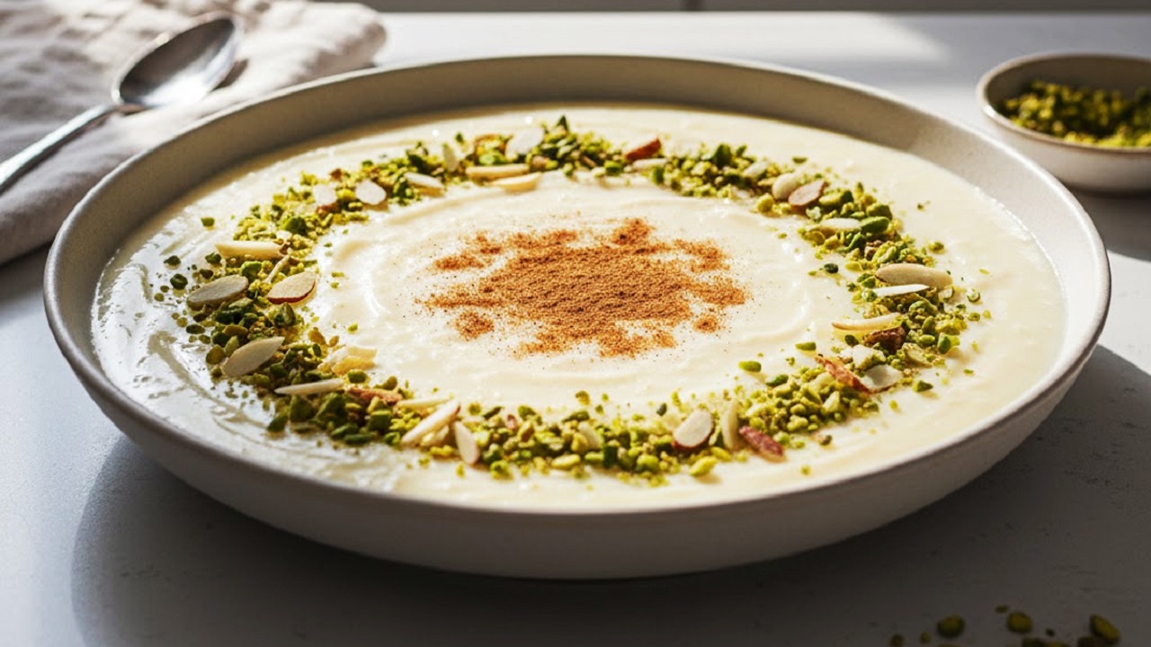طرز تهیه فرنی