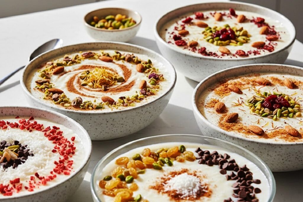 طرز تهیه فرنی ساده با شیر و آرد برنج | مجلسی و خوش عطر
