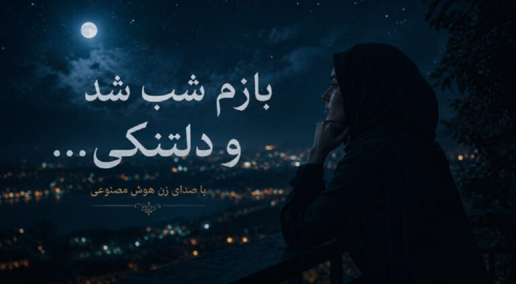 دانلود آهنگ بازم شب شد و دلتنگی هوش مصنوعی ترند اینستا دانلود آهنگ بازم شب شد و دلتنگی هوش مصنوعی ترند اینستا