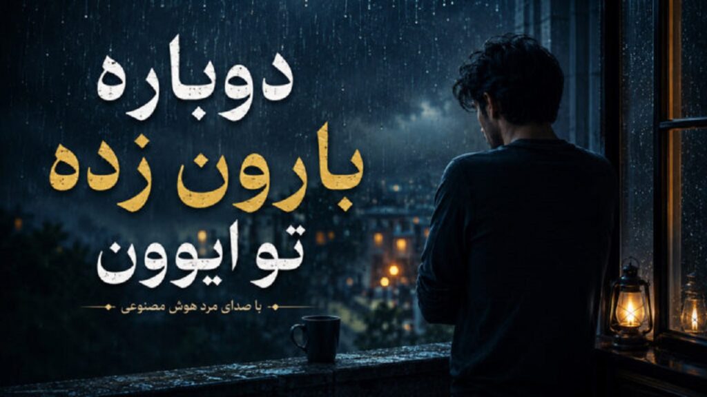 دانلود آهنگ دوباره بارون زده تو ایوون هوش مصنوعی + متن | ترند اینستا