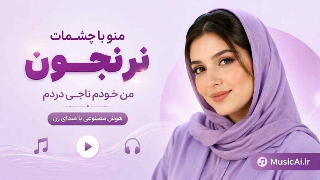 دانلود آهنگ منو با چشمات نرنجون من خودم ناجی دردم هوش مصنوعی