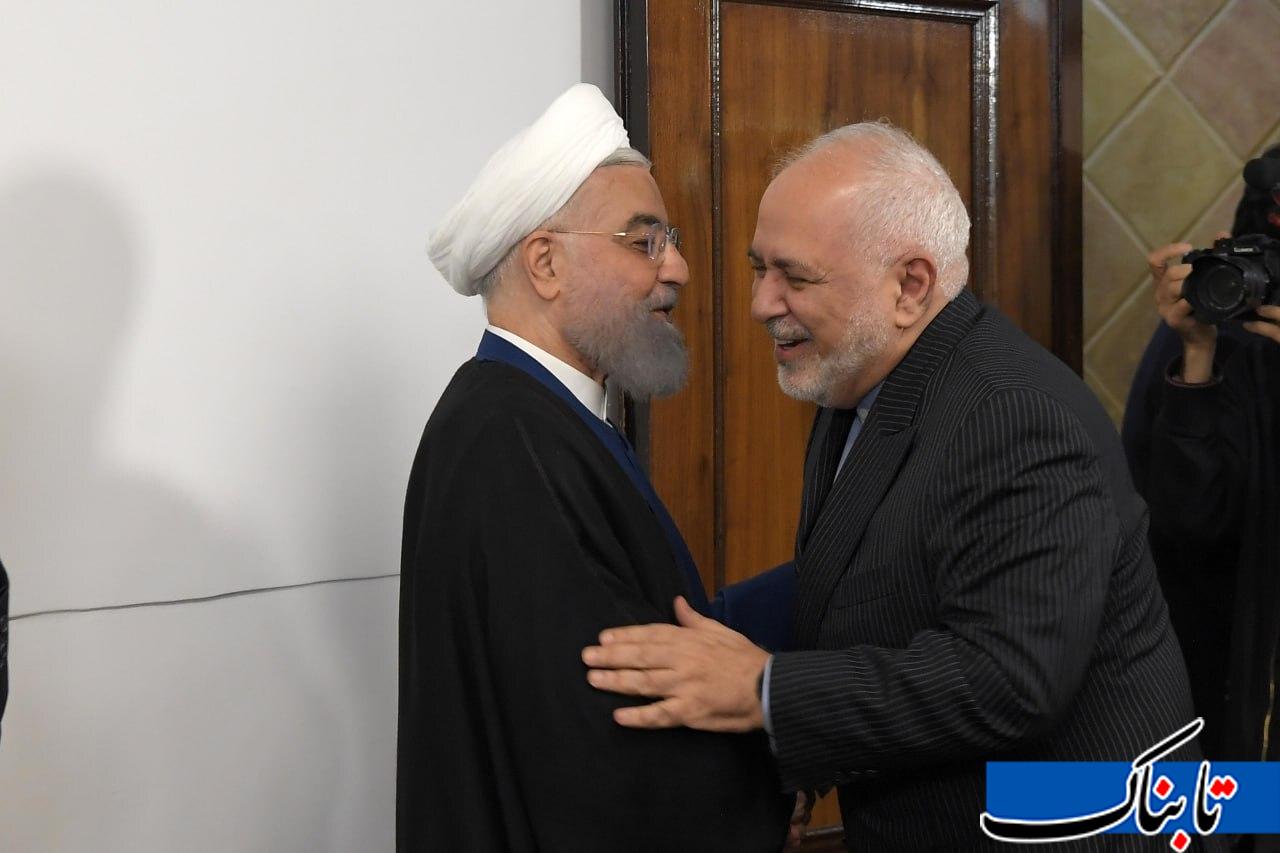 عکس ظریف و روحانی