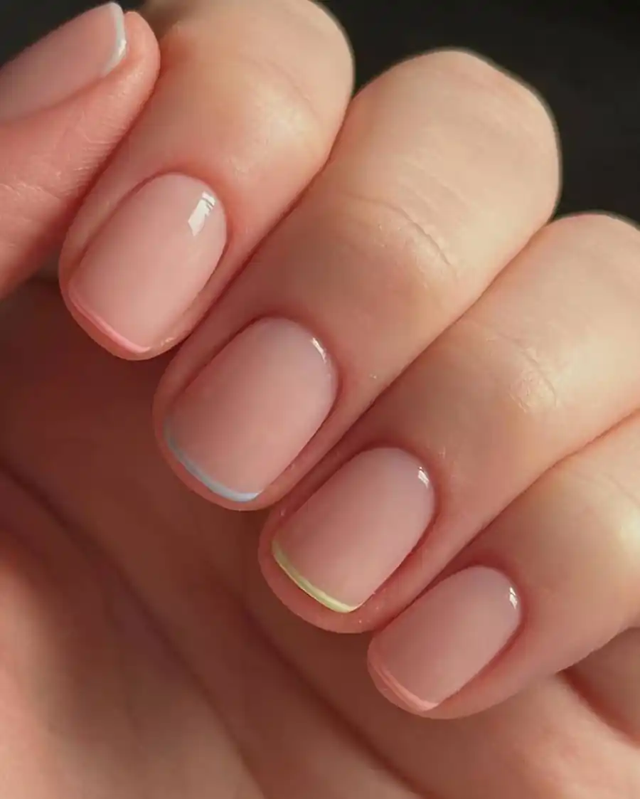 عکس ژلیش ناخن طبیعی