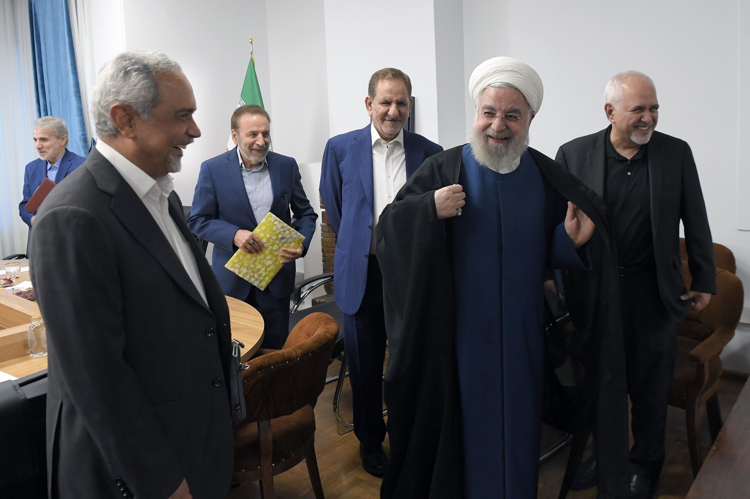 عکس ظریف و روحانی