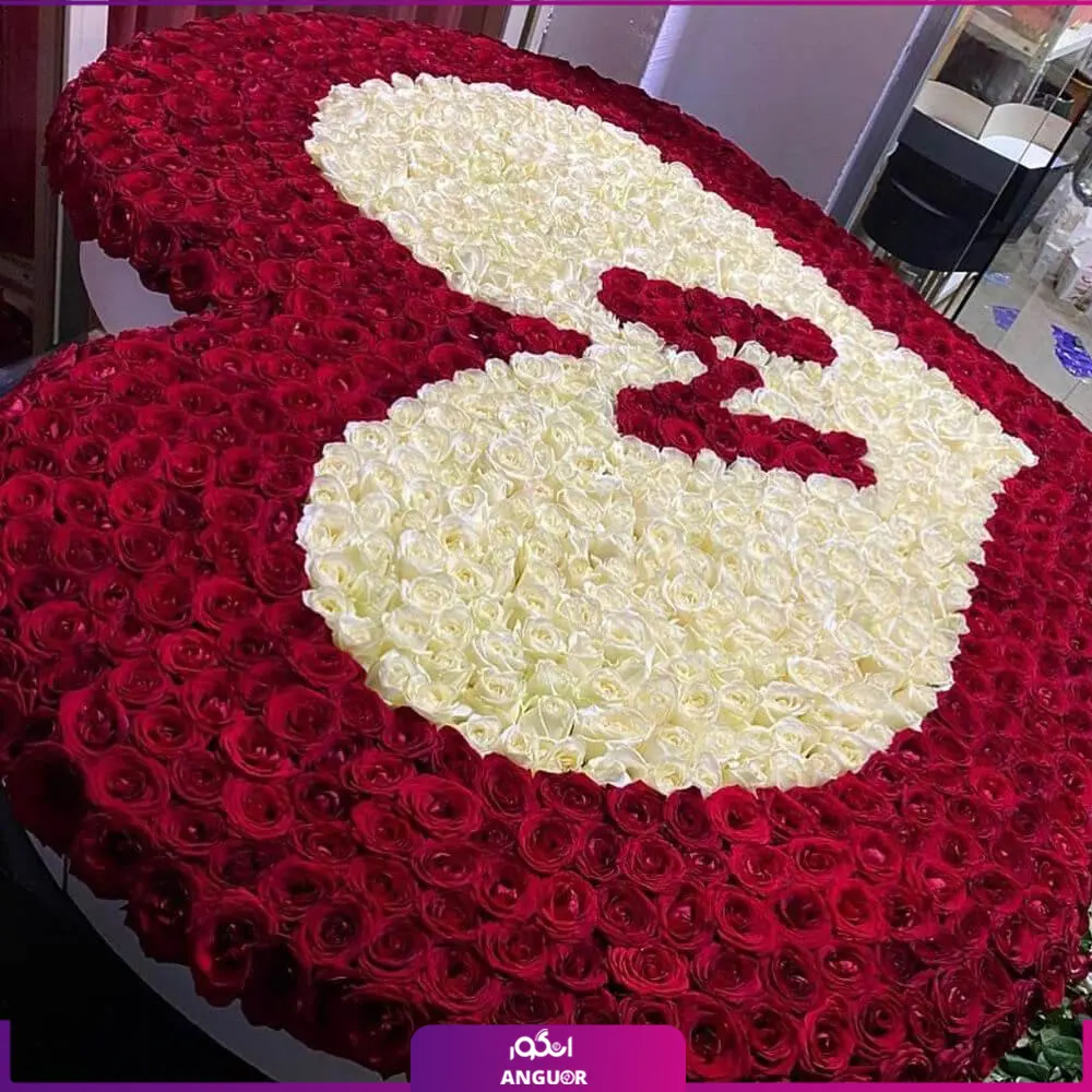 عکس گل با حرف m