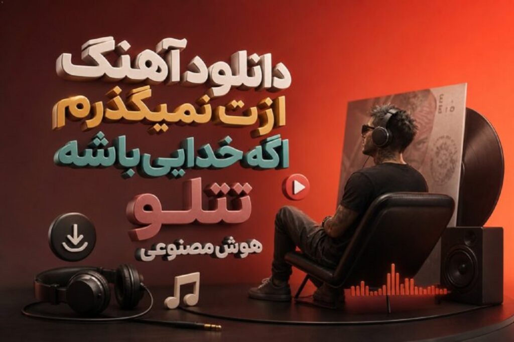 دانلود آهنگ به نام ازت نمیگذرم اگه خدایی باشه تتلو هوش مصنوعی