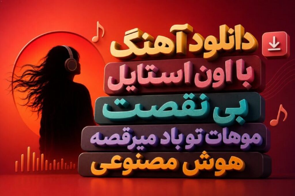 دانلود آهنگ با اون استایل بی نقصت موهات تو باد میرقصه هوش مصنوعی