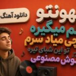 آهنگ بهونتو دلم میگیره چی میاد سرم تو این شبای تیره هوش مصنوعی