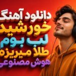 آهنگ خورشید لب بوم طلا میریزه با صدای زن