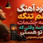 آهنگ دلم تنگه واسه چشمات واسه وقتی که تو هستی هوش مصنوعی