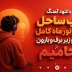 آهنگ لب ساحل زیر نور ماه کامل با تو زیر برف و بارون از حامیم