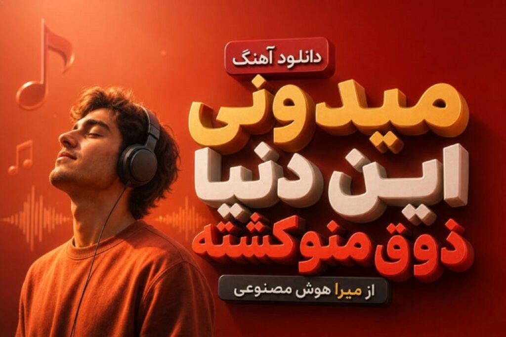 دانلود آهنگ میدونی این دنیا ذوق منو کشته از میرا با صدای زن | هوش مصنوعی