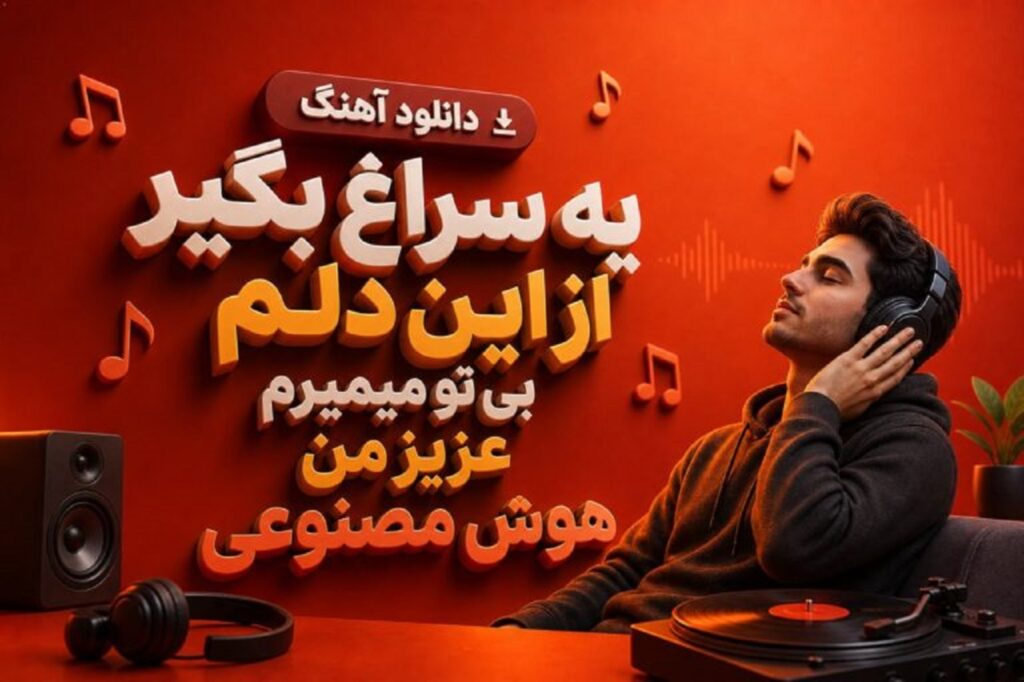 دانلود آهنگ یه سراغ بگیر از این دلم بی تو میمیرم عزیز من هوش مصنوعی + متن موزیک