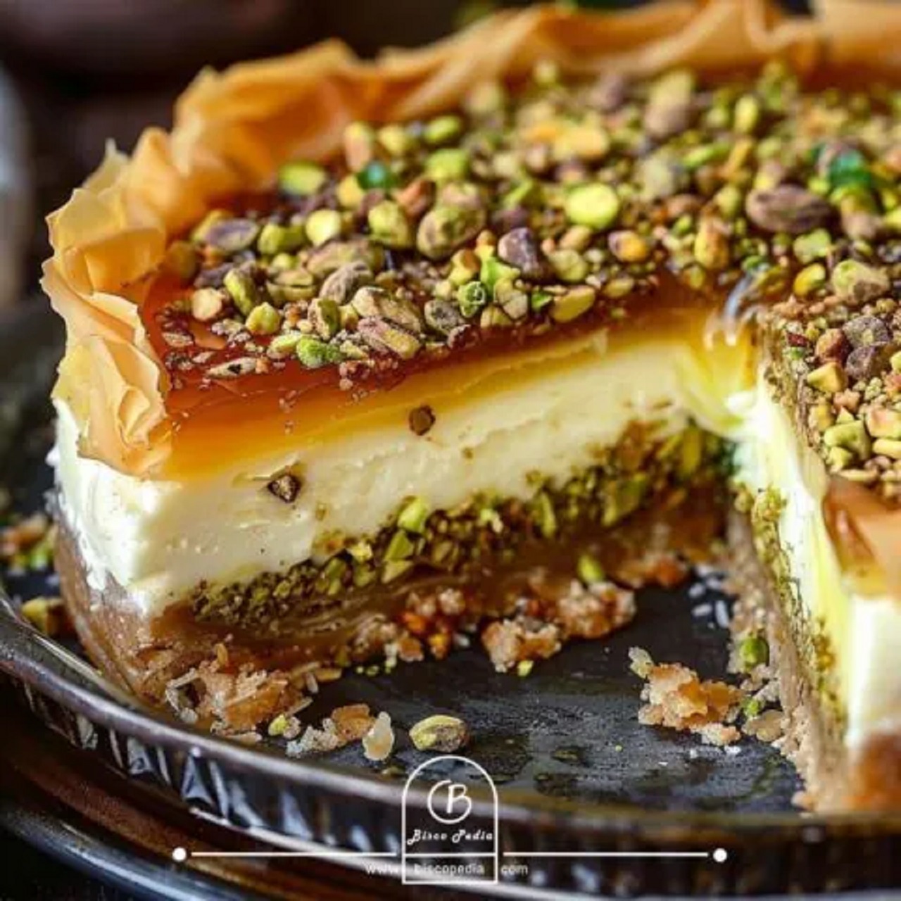 طرز تهیه کیک باقلوا شربتی