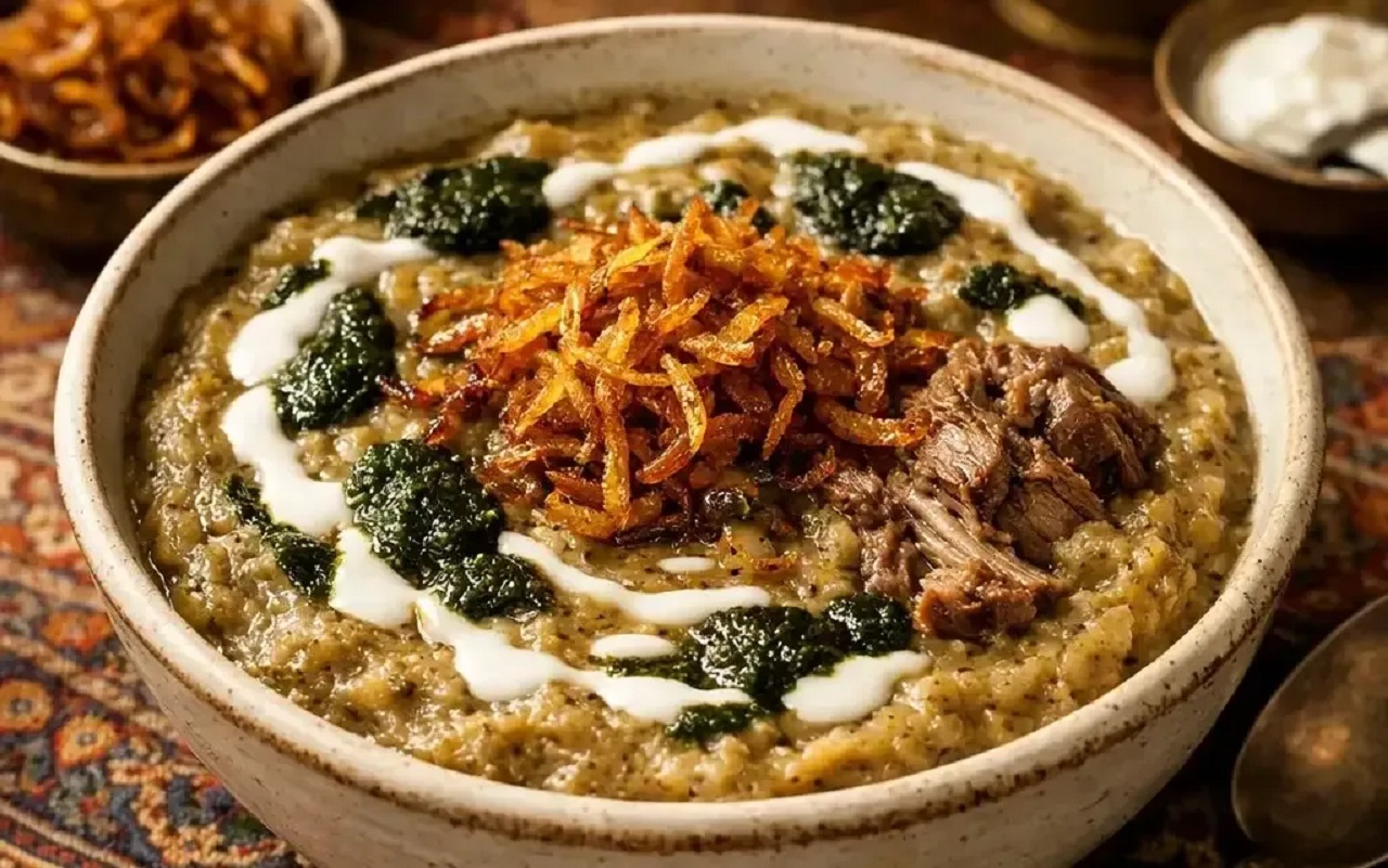 طرز تهیه حلیم بادمجان