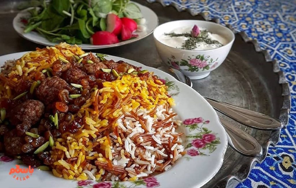 طرز تهیه رشته پلو ساده و خوشمزه با تمام نکات