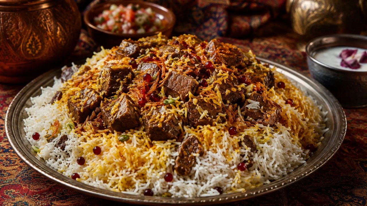 طرز تهیه چلو گوشت