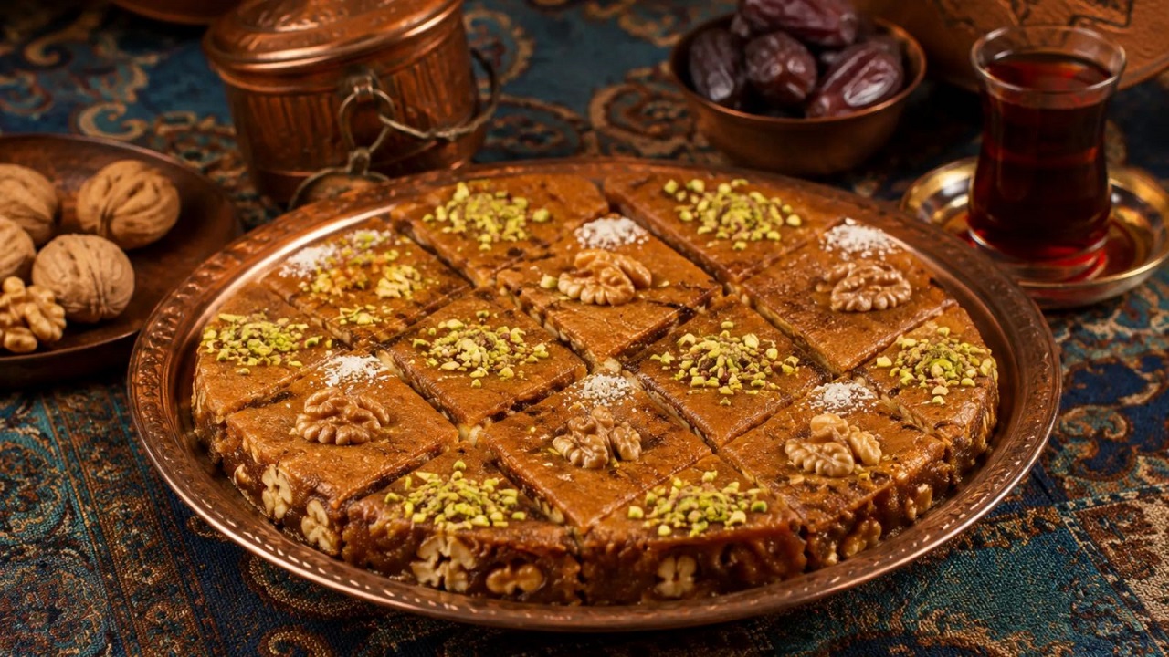 طرز تهیه رنگینک بوشهری اصل با خرما، گردو، آرد و کره را مرحله به مرحله یاد بگیرید و این دسر سنتی و خوشمزه جنوبی را در خانه درست کنید.