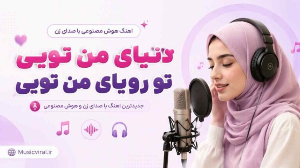 دانلود آهنگ دنیای من تویی تو رویای من تویی تو از آرزو | متن کامل با کیفیت 320