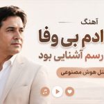 آهنگ دل دادم بی وفا این چه رسم آشنایی بود از مینل