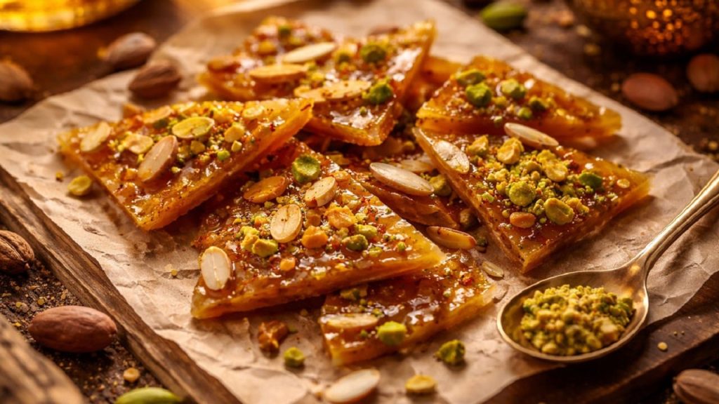 طرز تهیه سوهان خانگی خوشمزه و ترد | دستور ساده و مجلسی