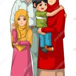 عکس کارتونی خانواده ۴ نفره
