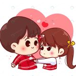 عکس کارتونی عاشقانه