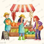 عکس کارتونی خرید از فروشگاه
