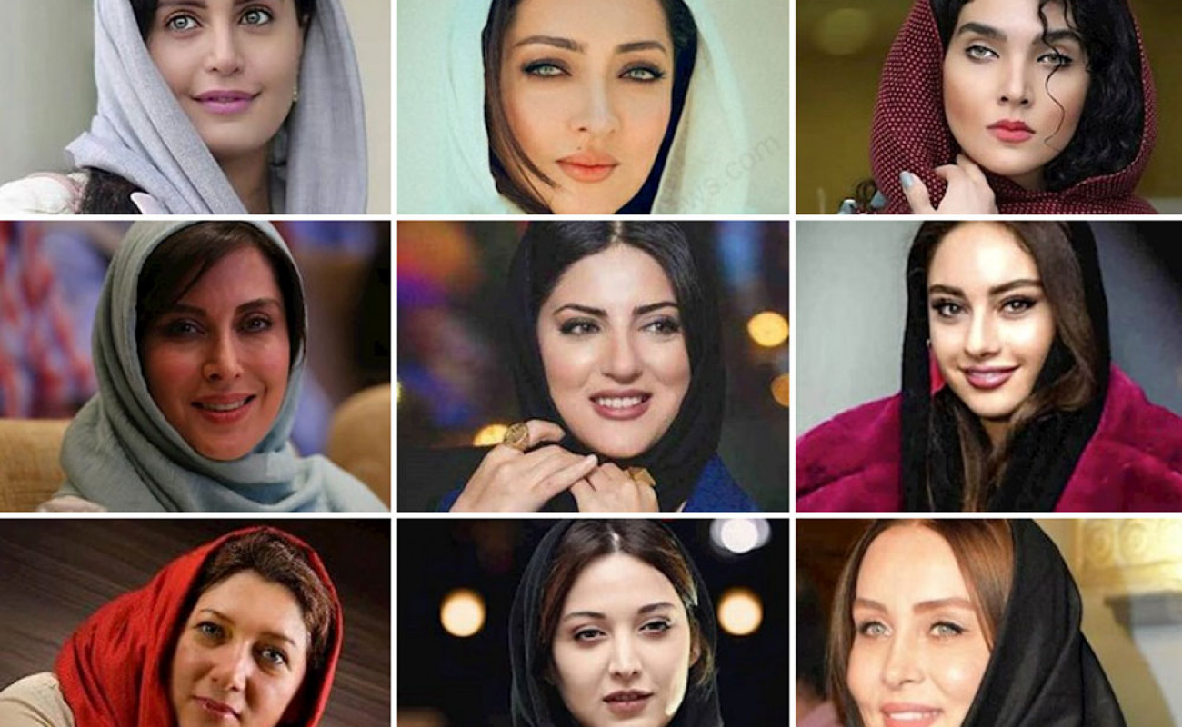 عکس بازیگران چشم رنگی ایرانی