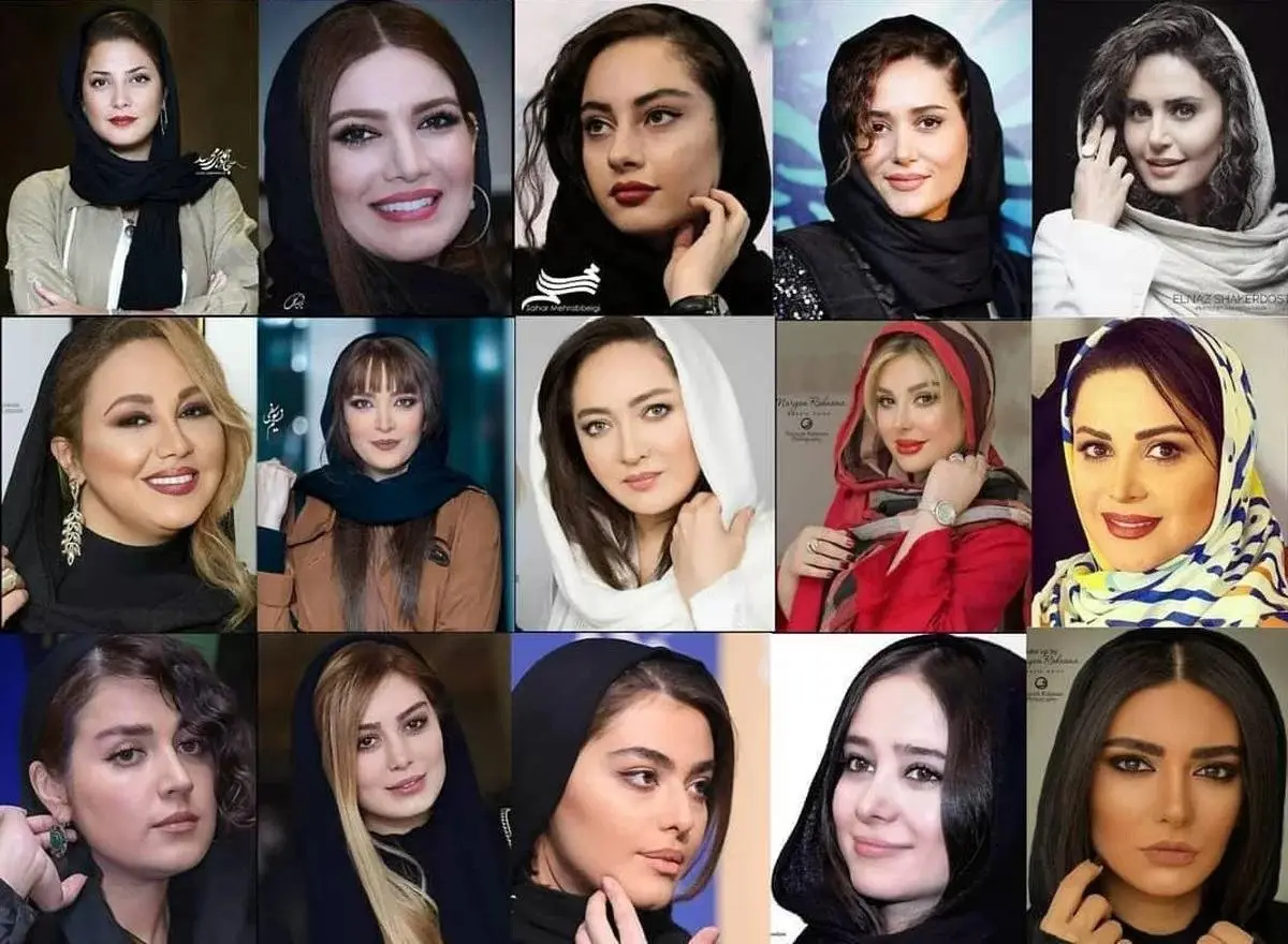 عکس بازیگران بی حجاب