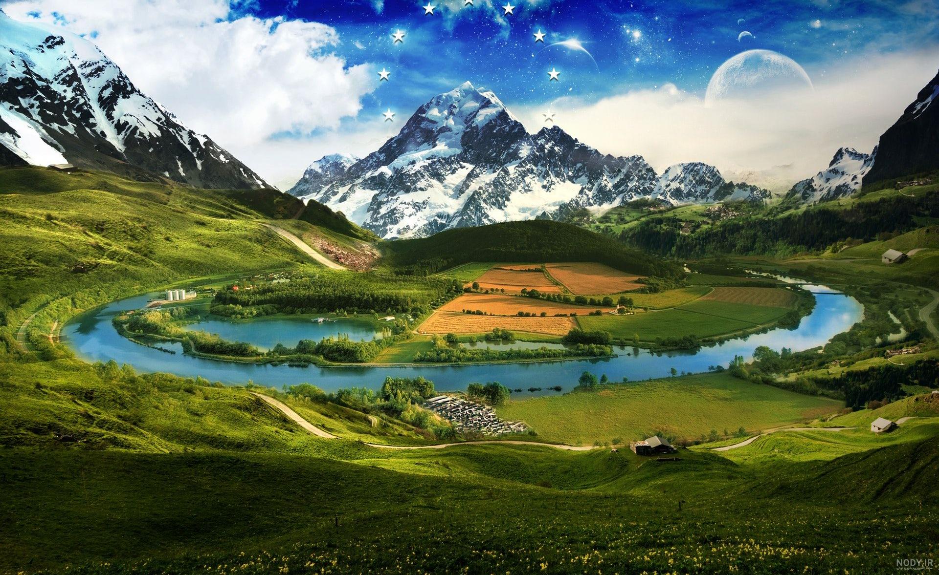 والپیپر عکس طبیعت فوق العاده زیبا