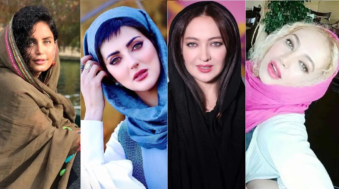 عکس بازیگران چشم رنگی