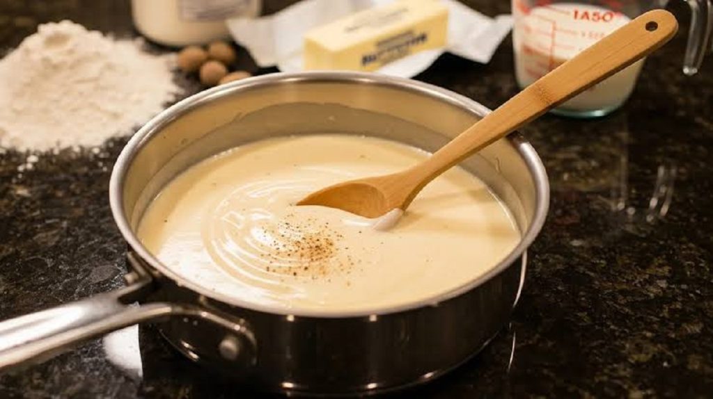 طرز تهیه سس بشامل | ساده و بدون گلوله