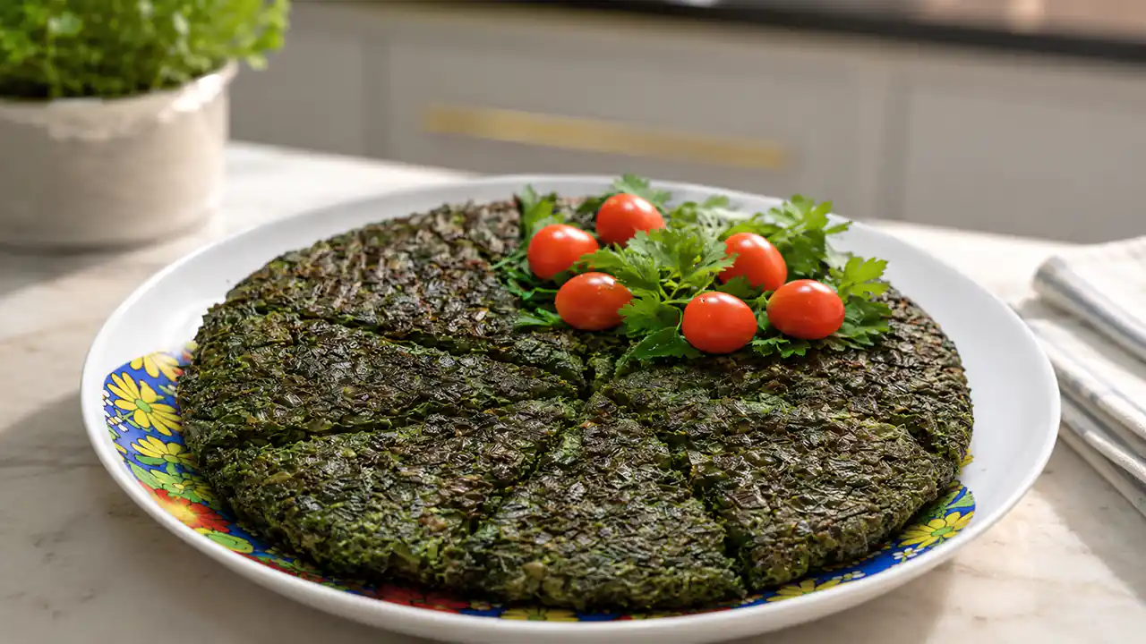 طرز تهیه کوکو سبزی