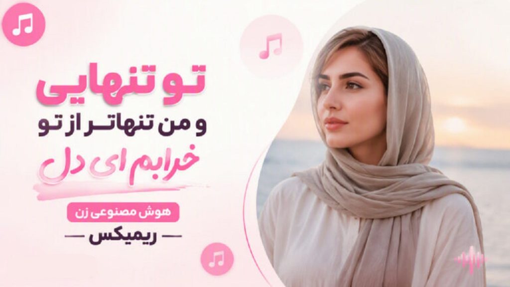 دانلود آهنگ ﺗﻮ ﺗﻨﻬﺎﻳﻰ و ﻣﻦ ﺗﻨﻬﺎﺗﺮ از ﺗﻮ ﺧﺮاﺑﻢ ای دل هوش مصنوعی ترند اینستا + متن