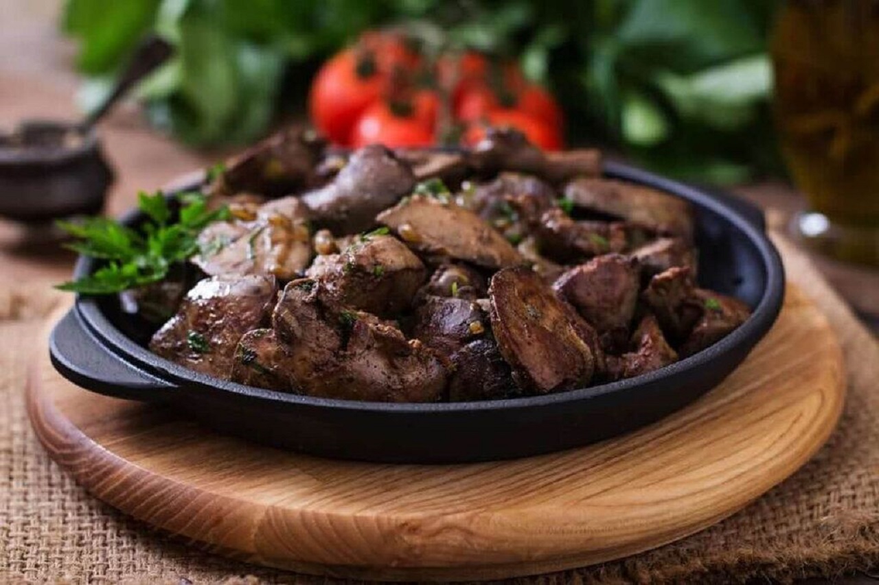 خوراک جگر مرغ