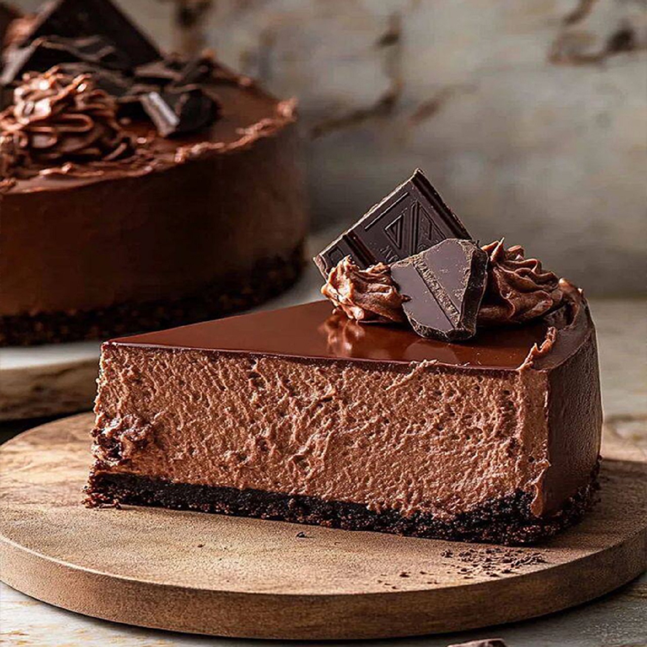 چیز کیک شکلاتی