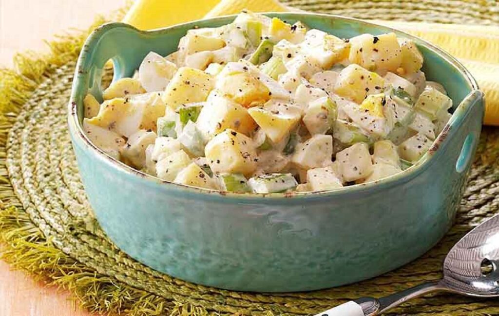 طرز تهیه سالاد شوید و سیب زمینی | به ۳ روش خوشمزه و متفاوت