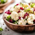 طرز تهیه سالاد گل کلم و انار