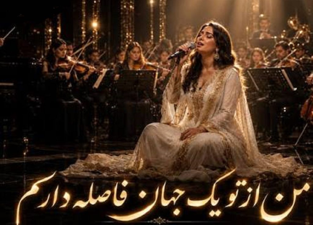 دانلود اهنگ من از تو یک جهان فاصله دارم | من از تنهایی از خود گله دارم