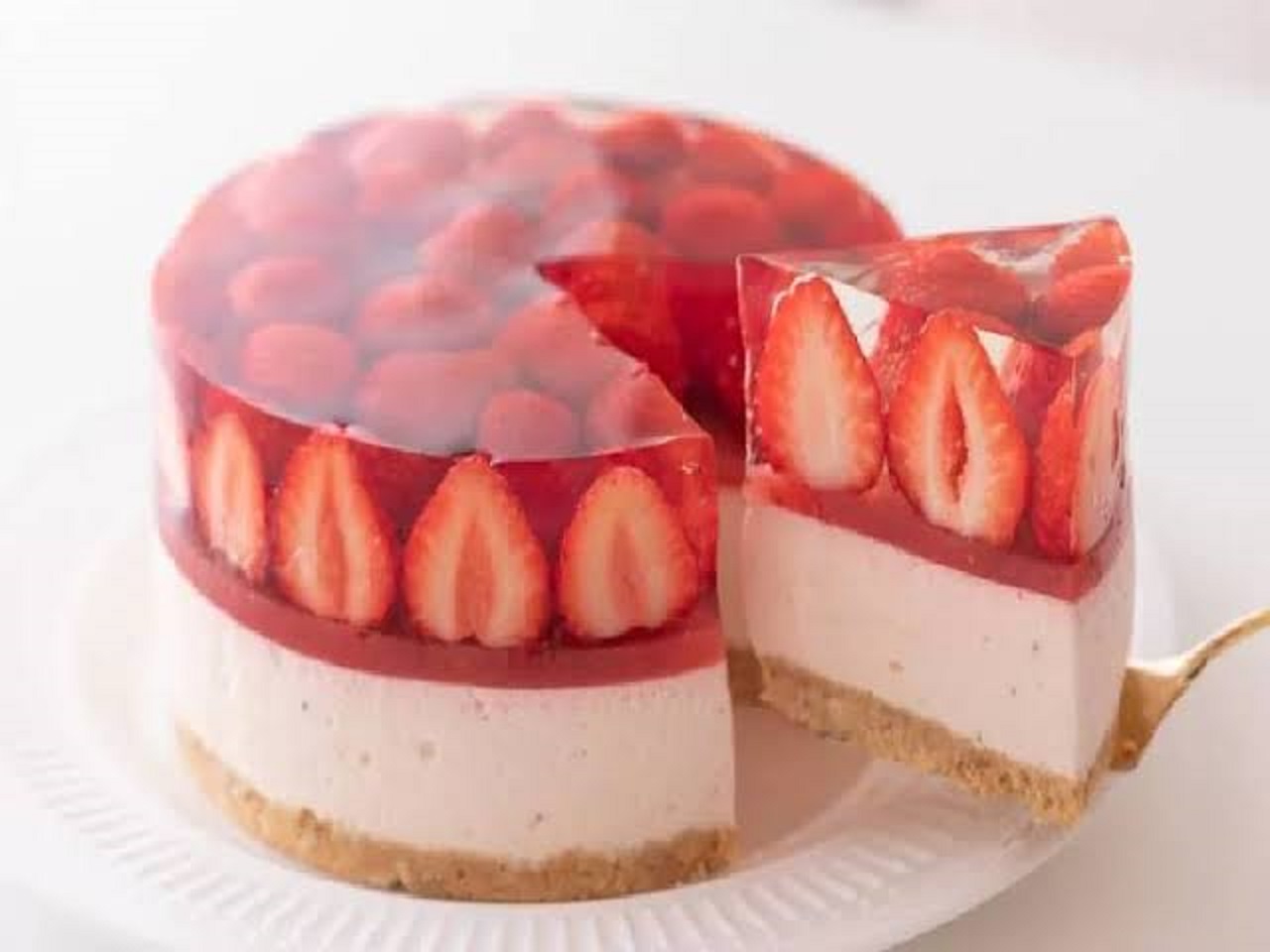 چیز کیک با ژله