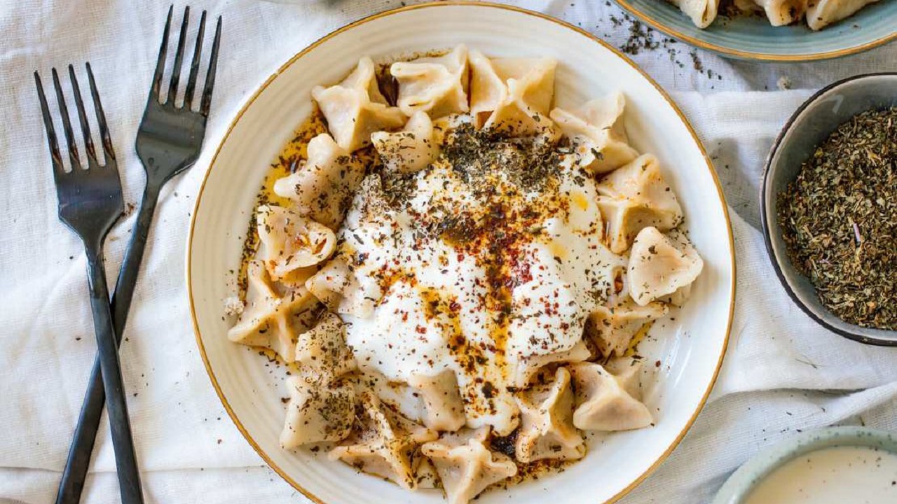 طرز تهیه مانتی ترکیه ای